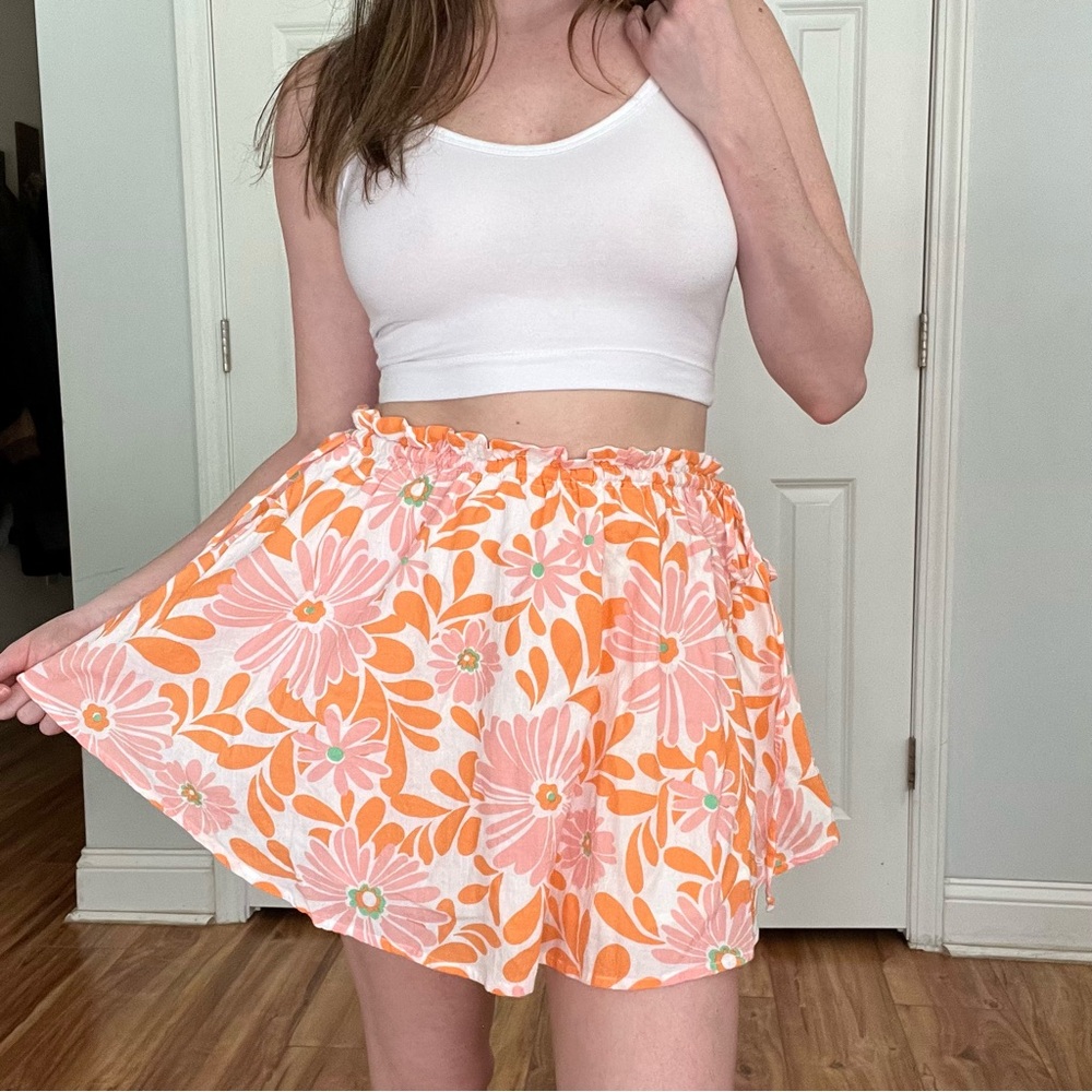 Aerie Floral Skirt - Picture 5 of 6